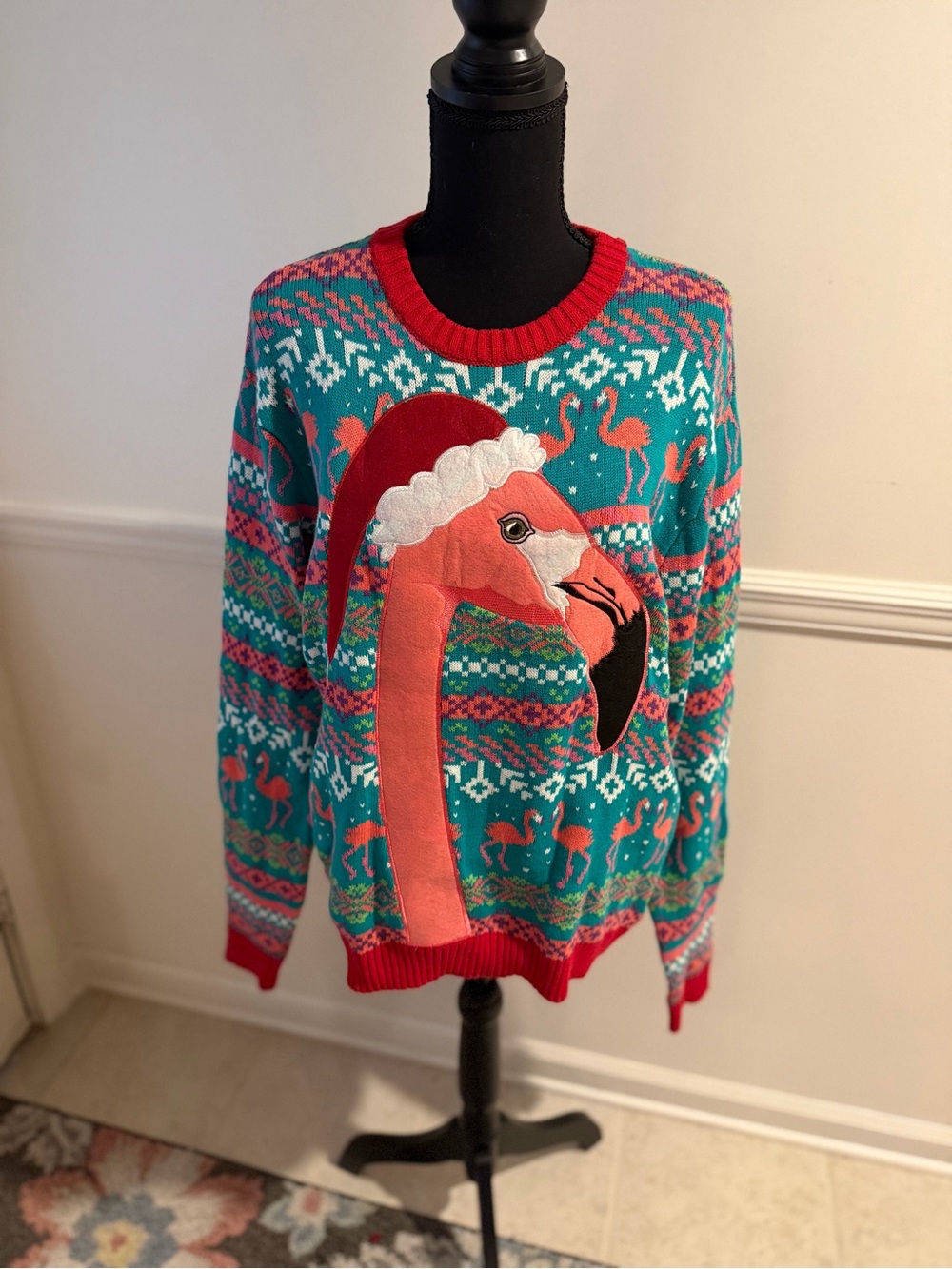 Flamingo Christmas Sweater